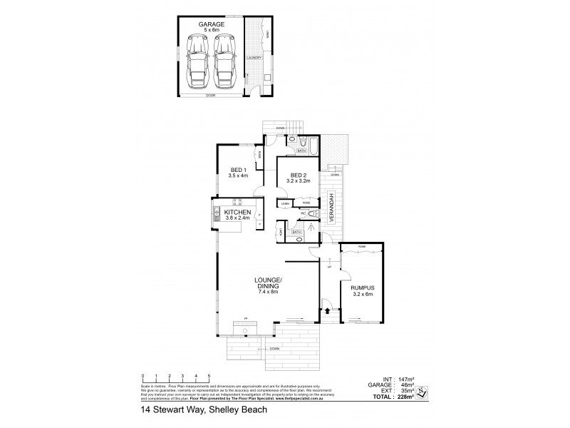 14 Stewart Way, Shelly Beach QLD 4551 Floorplan
