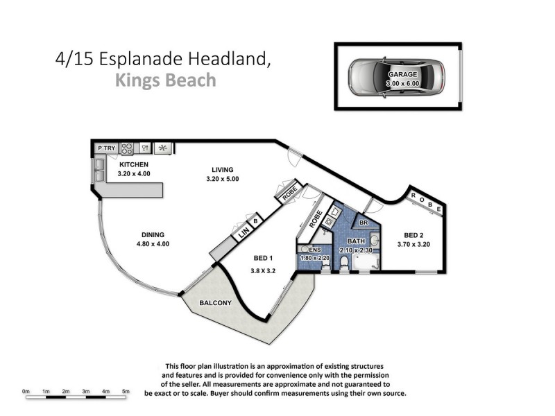 4/15 Esplanade Headland, Kings Beach QLD 4551 Floorplan