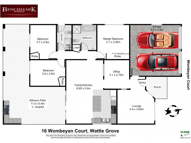 16 Wombeyan Court, Wattle Grove NSW 2173 Floorplan