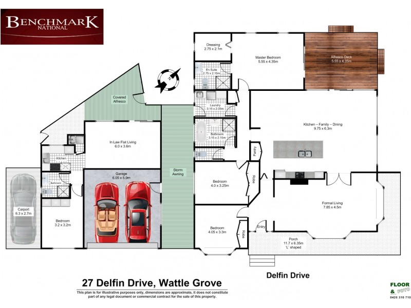 27 Delfin Drive, Wattle Grove NSW 2173 Floorplan