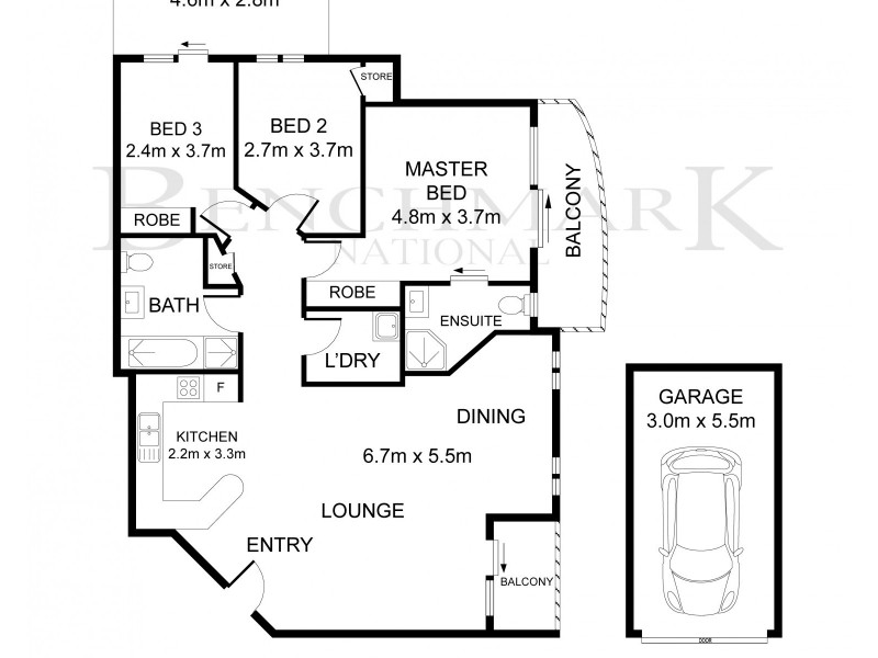 13/18-20 Norfolk Street, Liverpool NSW 2170 Floorplan
