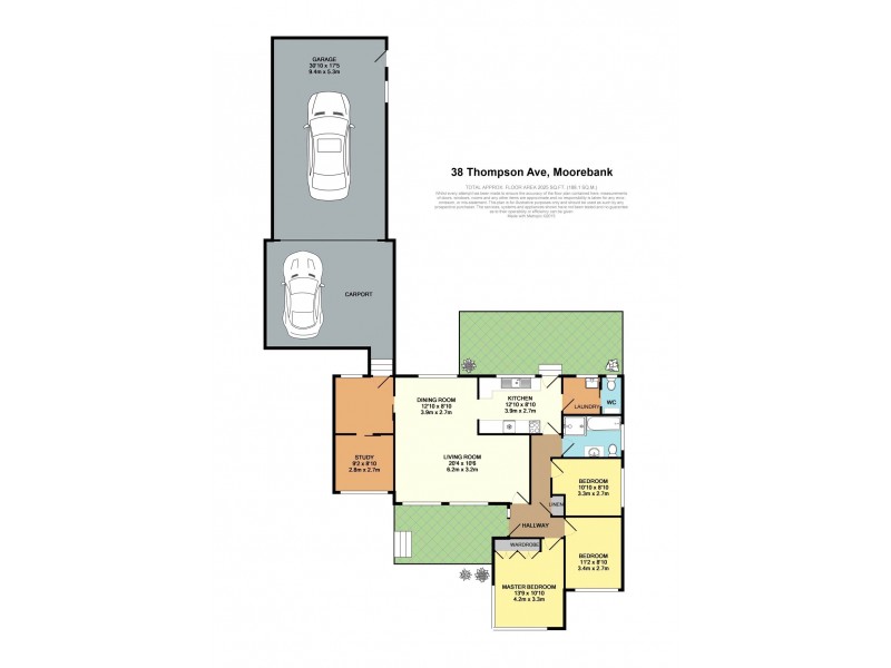 38 Thompson Ave, Moorebank NSW 2170 Floorplan