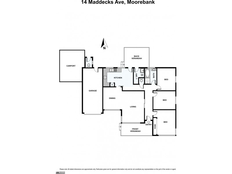 14 Maddecks Avenue, Moorebank NSW 2170 Floorplan