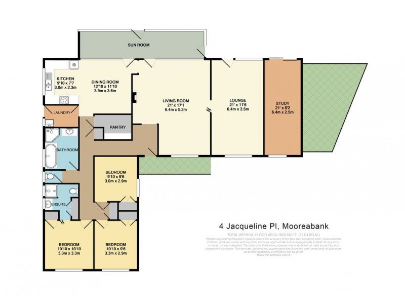 4 Jacqueline Place, Moorebank NSW 2170 Floorplan