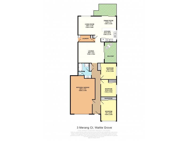 3 Merrang Court, Wattle Grove NSW 2173 Floorplan