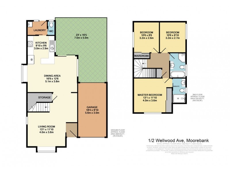1/2 Wellwood Ave, Moorebank NSW 2170 Floorplan