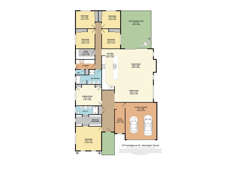 35 Forestgrove Drive, Harrington Park NSW 2567 Floorplan