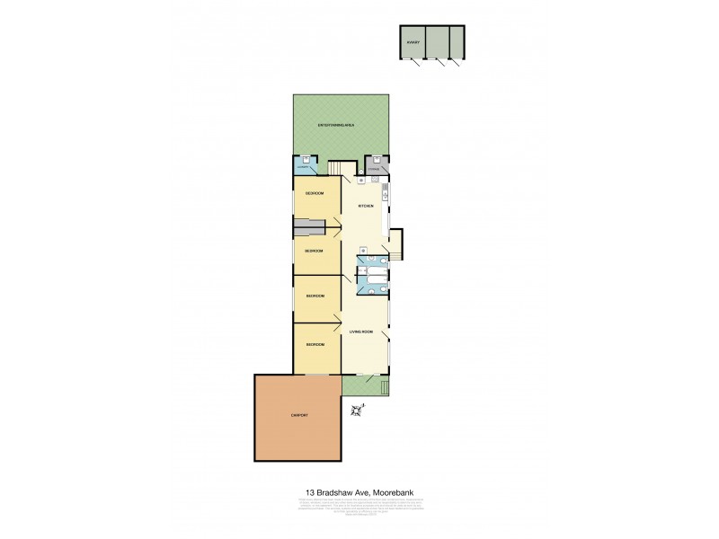 13 Bradshaw Avenue, Moorebank NSW 2170 Floorplan