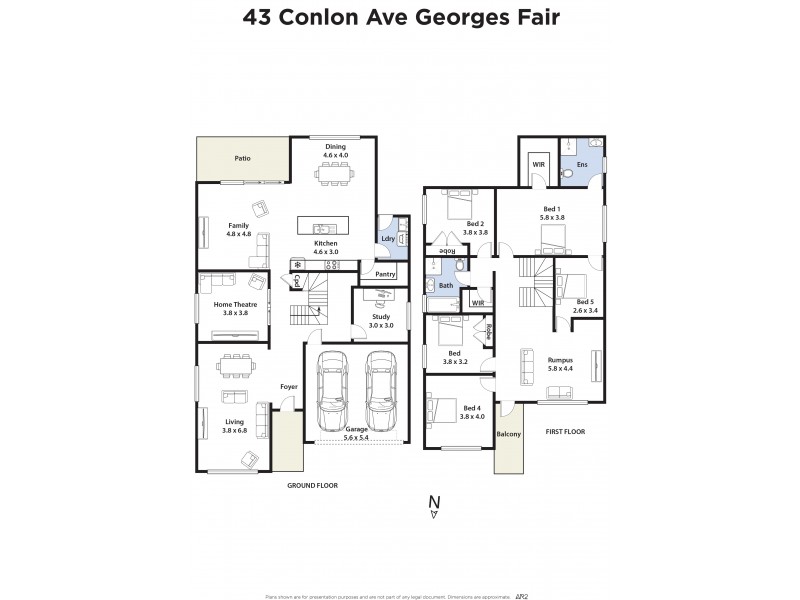43 Conlon Avenue, Moorebank NSW 2170 Floorplan