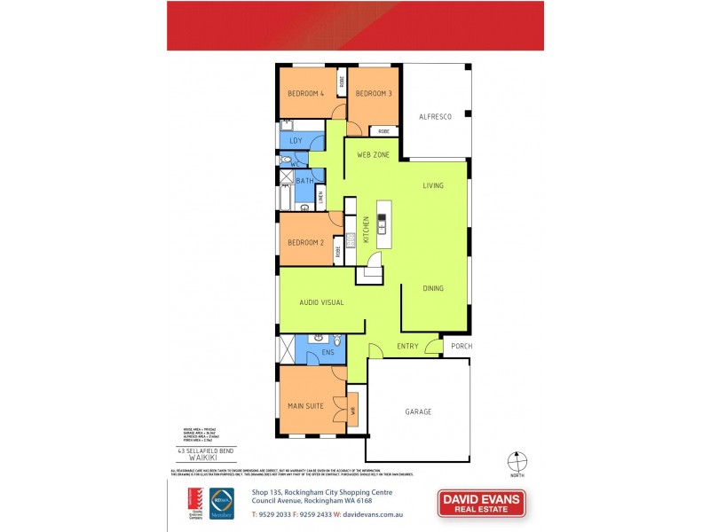 43 Sellafield Bend, Waikiki WA 6169 Floorplan