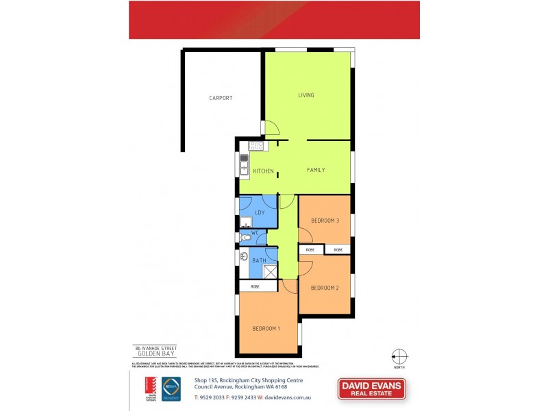 8A and 8B Ivanhoe Street, Golden Bay WA 6174 Floorplan