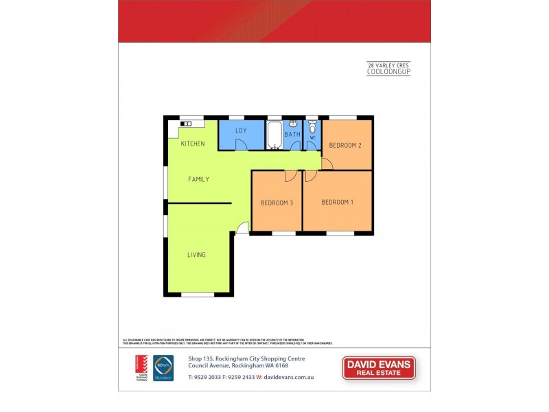 28 Varley Crescent, Cooloongup WA 6168 Floorplan