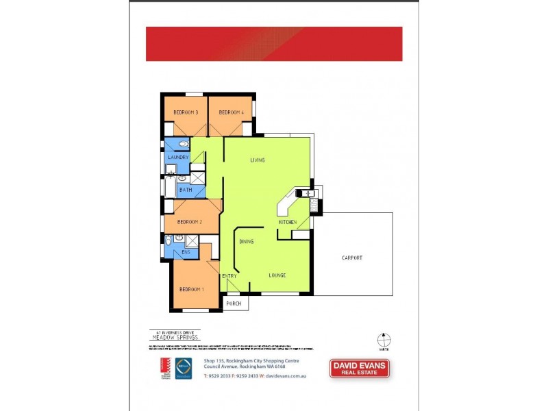 67 Inverness Drive, Meadow Springs WA 6210 Floorplan