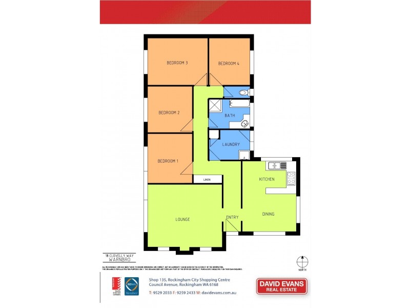 18 Clovelly Way, Warnbro WA 6169 Floorplan