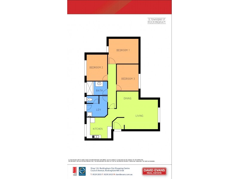 12 Townsend Road, Rockingham WA 6168 Floorplan