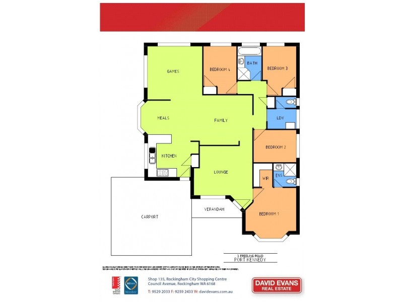 3 Freeling Road, Port Kennedy WA 6172