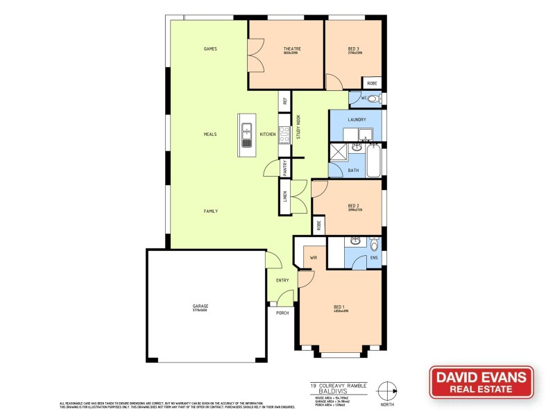 19 Colreavy Ramble, Baldivis WA 6171 Floorplan