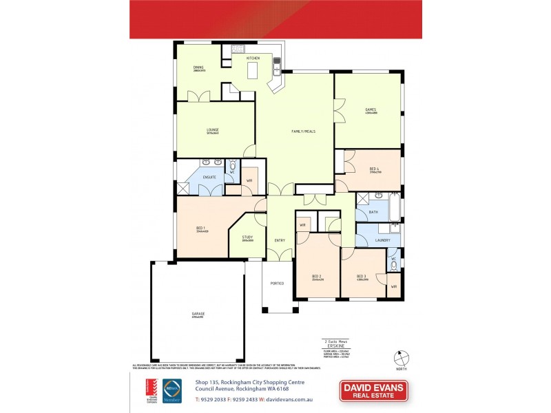 2 Eucla Mews, Erskine WA 6210 Floorplan