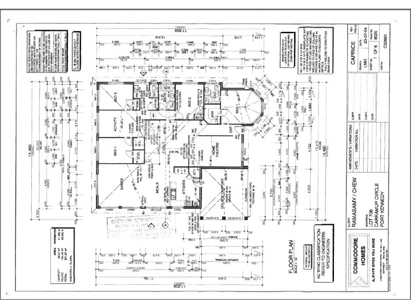 6 Carramup Circle, Port Kennedy WA 6172 Floorplan