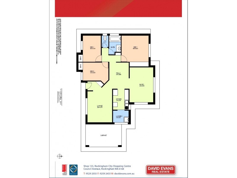14 Kerswell Way, Warnbro WA 6169 Floorplan
