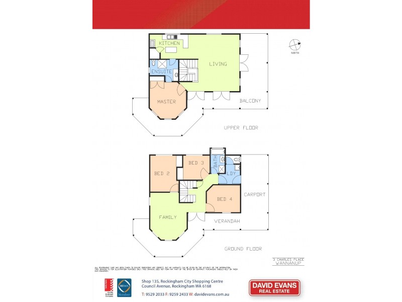 3 Charles Place, Wannanup WA 6210 Floorplan