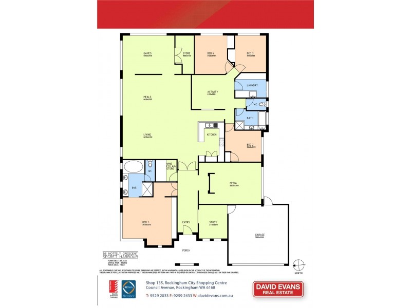 56 Nottely Crescent, Secret Harbour WA 6173 Floorplan