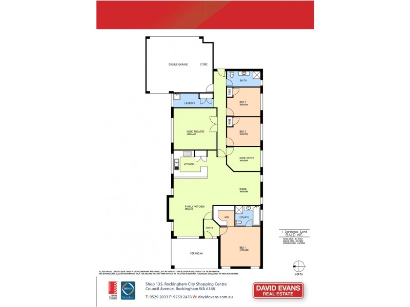 1 Dardanup Lane, Baldivis WA 6171 Floorplan