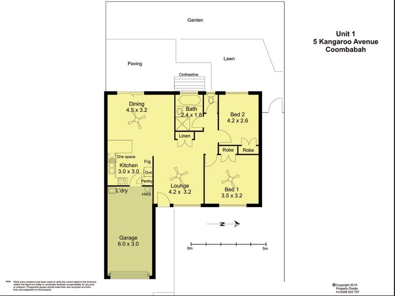 1/5 Kangaroo Avenue, Coombabah QLD 4216 Floorplan