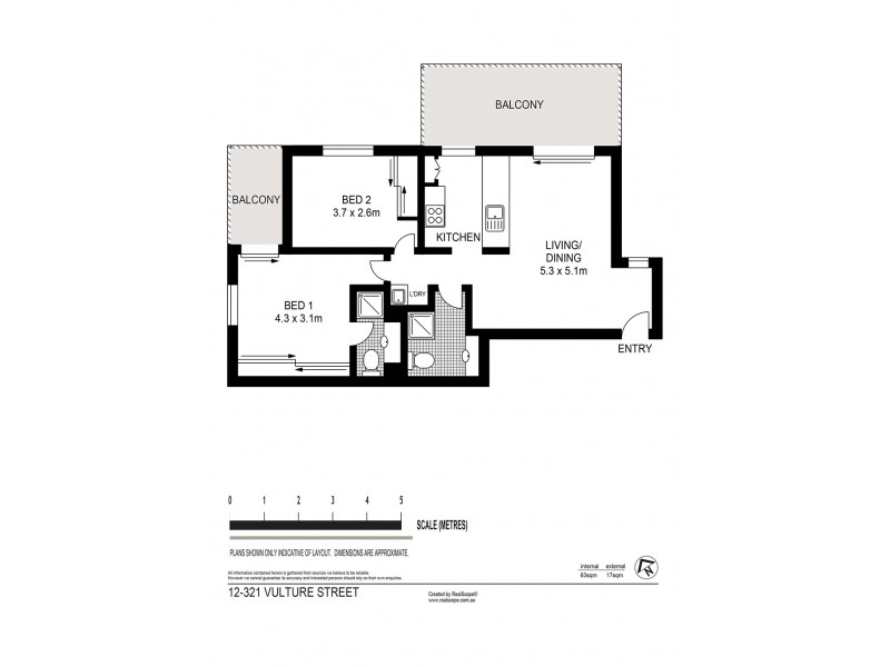 321 Vulture Street, South Brisbane QLD 4101 Floorplan