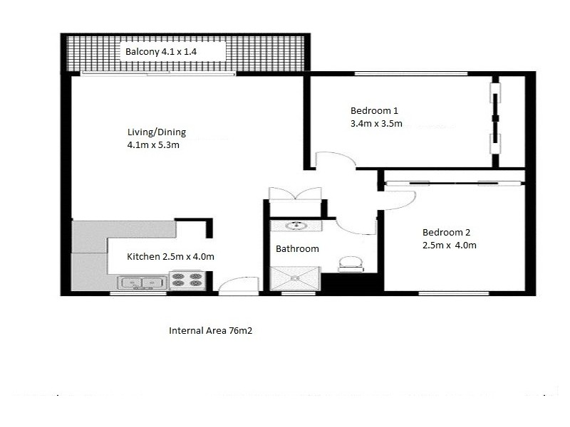 2/4 Stanley Street, Indooroopilly QLD 4068 Floorplan