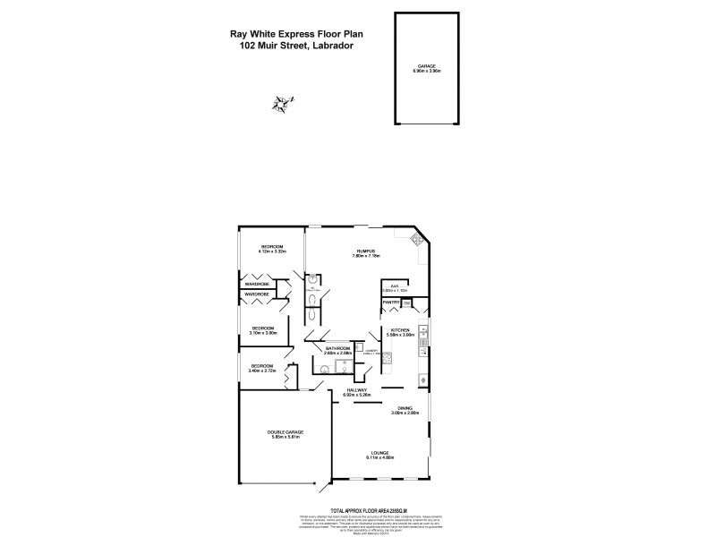 102 Muir and 43 and 45 Central Streets, Labrador QLD 4215 Floorplan