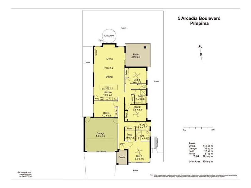 5 Arcadia Boulevard, Pimpama QLD 4209 Floorplan