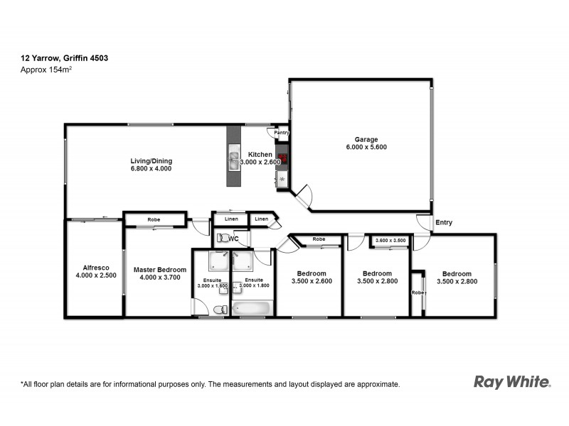 12 Yarrow Circuit, Griffin QLD 4503 Floorplan