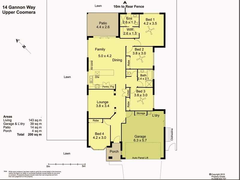 14 Gannon Way, Upper Coomera QLD 4209 Floorplan