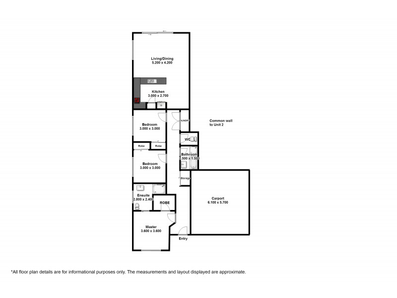 1 and 2/7 Adam Court, Kallangur QLD 4503 Floorplan