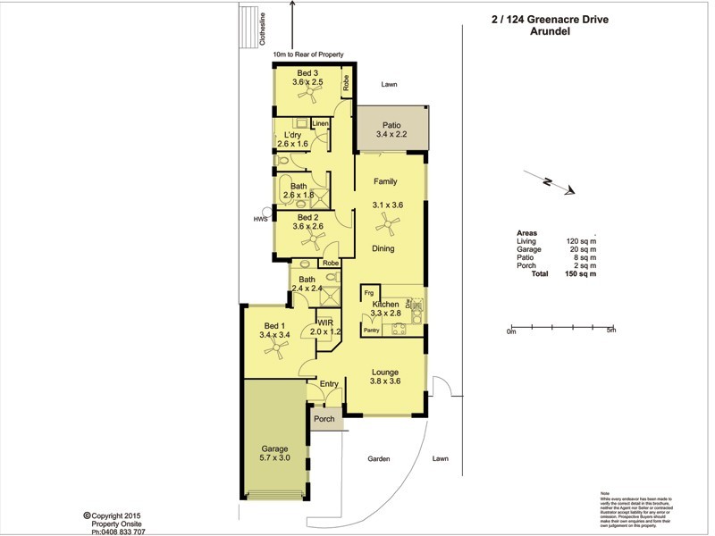 2/124 Greenacre Drive, Parkwood QLD 4214 Floorplan