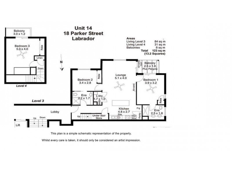 14/18 Parker Street, Labrador QLD 4215 Floorplan