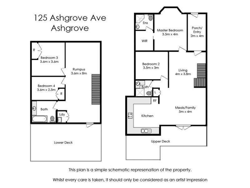125 Ashgrove Avenue, Ashgrove QLD 4060 Floorplan