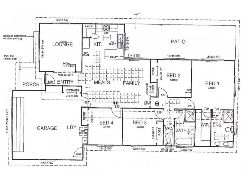 7 Rathbone Court, Mudgeeraba QLD 4213 Floorplan