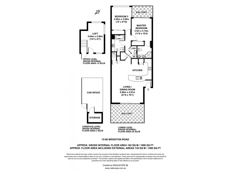 15/86 Brighton Road, Sandgate QLD 4017 Floorplan