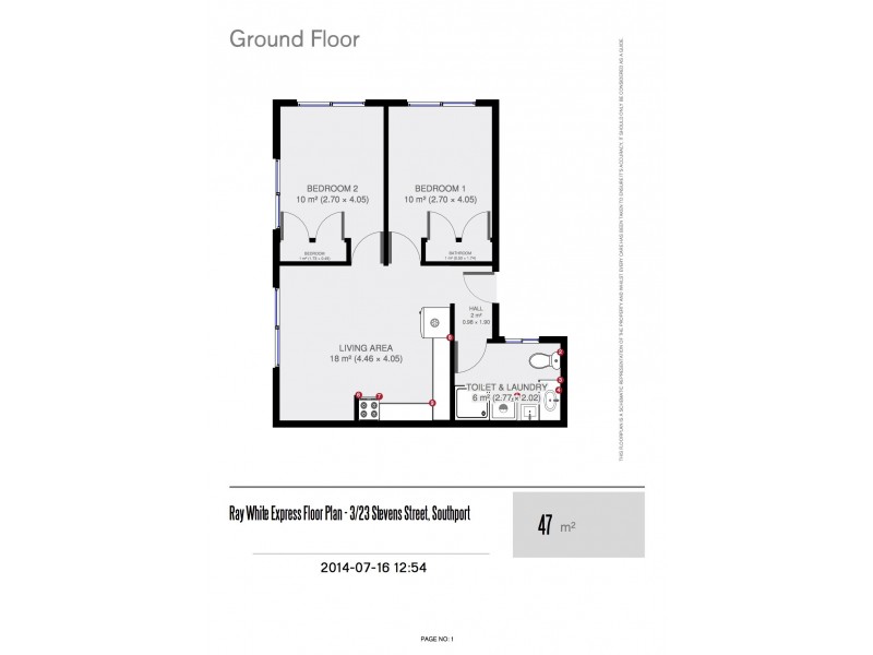 3/23 Stevens Street, Southport QLD 4215 Floorplan