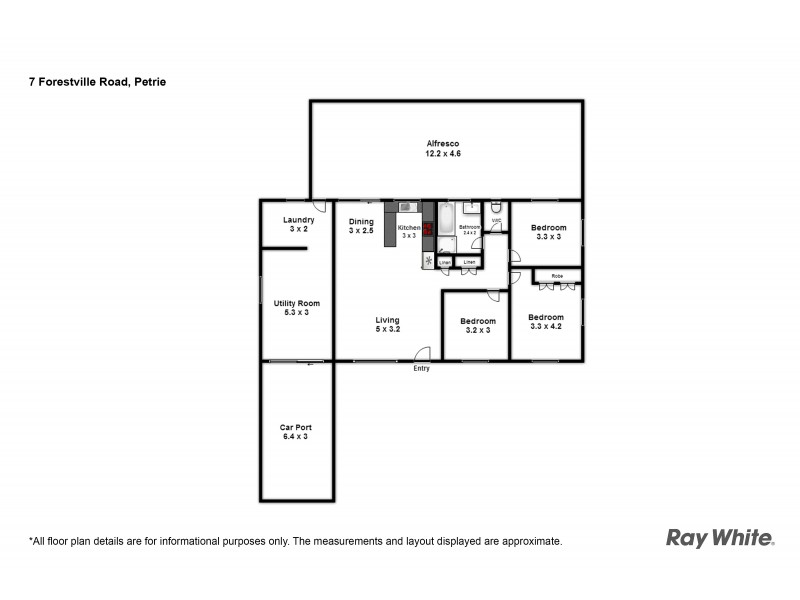 7 Forestville Road, Petrie QLD 4502 Floorplan