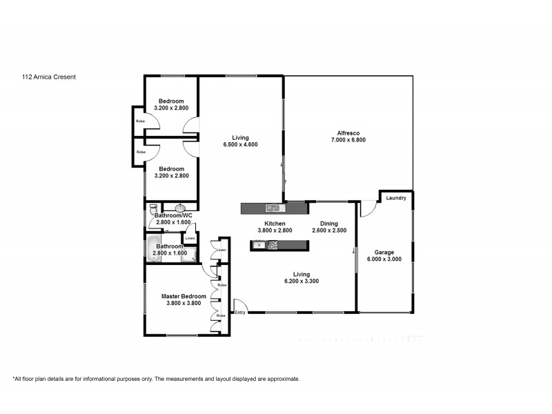 112 Arnica Crescent, Bald Hills QLD 4036 Floorplan