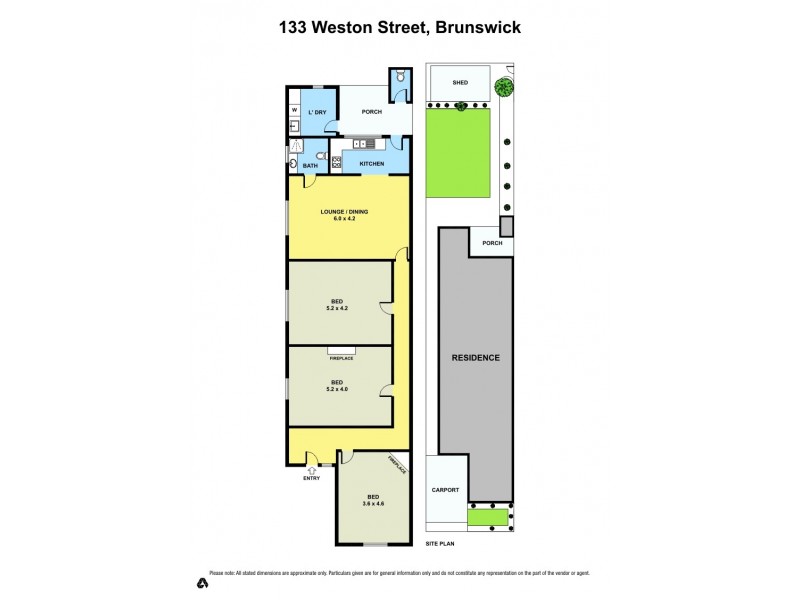 133 Weston Street, Brunswick VIC 3056 Floorplan