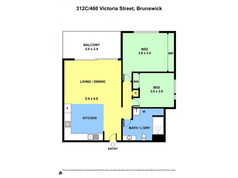 312C / 460 Victoria Street, Brunswick VIC 3056 Floorplan
