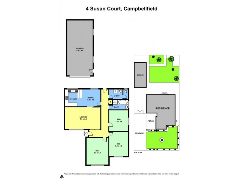 4 Susan Court, Campbellfield VIC 3061 Floorplan