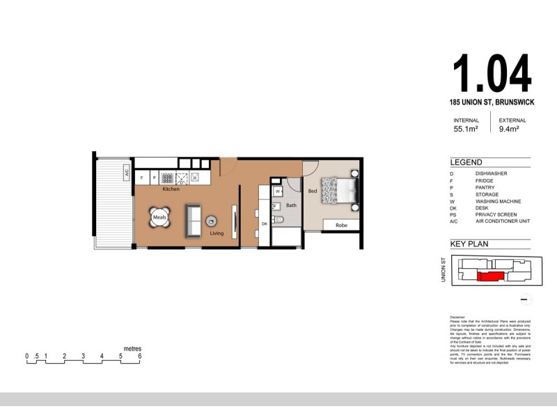 104/185 Union Street, Brunswick West VIC 3055 Floorplan