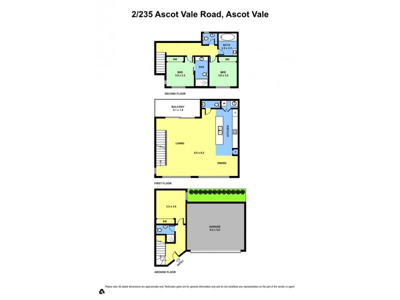 2/235 Ascot Vale Road, Ascot Vale VIC 3032 Floorplan