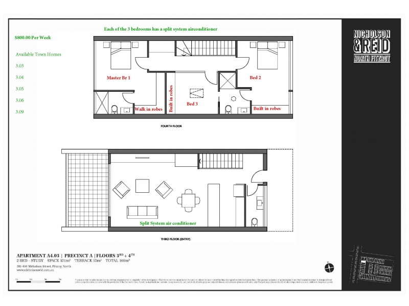 305/600 Nicholson Street, Fitzroy North VIC 3068 Floorplan