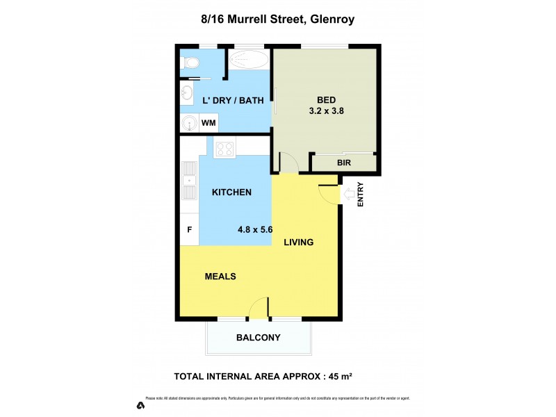 8/16 Murrell Street, Glenroy VIC 3046 Floorplan
